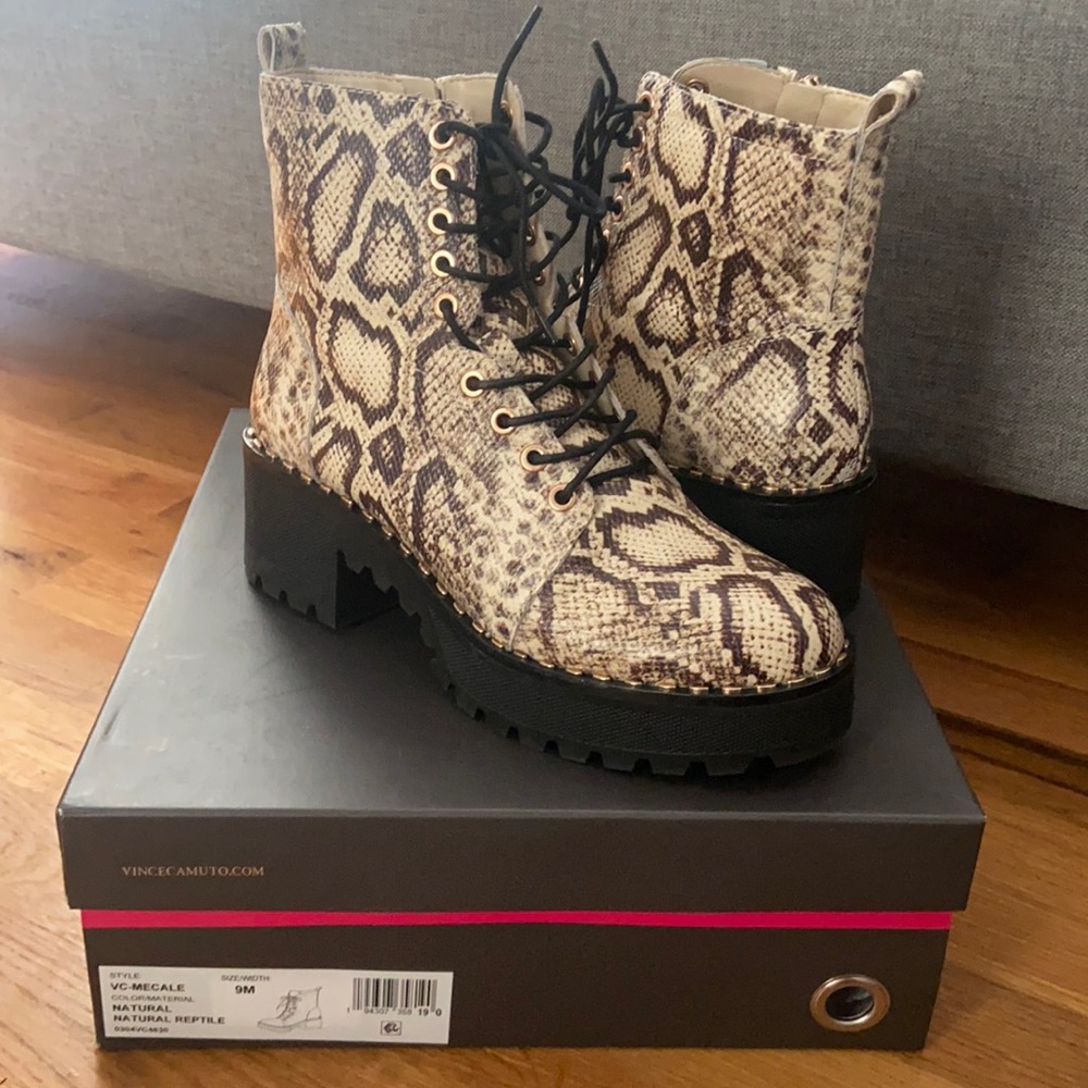 Vince Camuto Mecale snake bootie